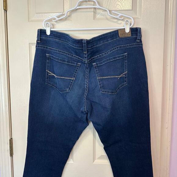 BKE Denim Women’s Payton Straight Leg Jeans Size 38R Dark Wash Stretch - Picture 5 of 9